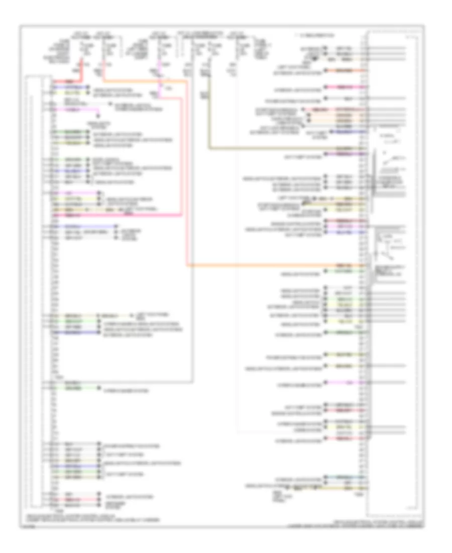 Vehicle Electrical System Control Module Wiring Diagram for Volkswagen CC Lux 2013