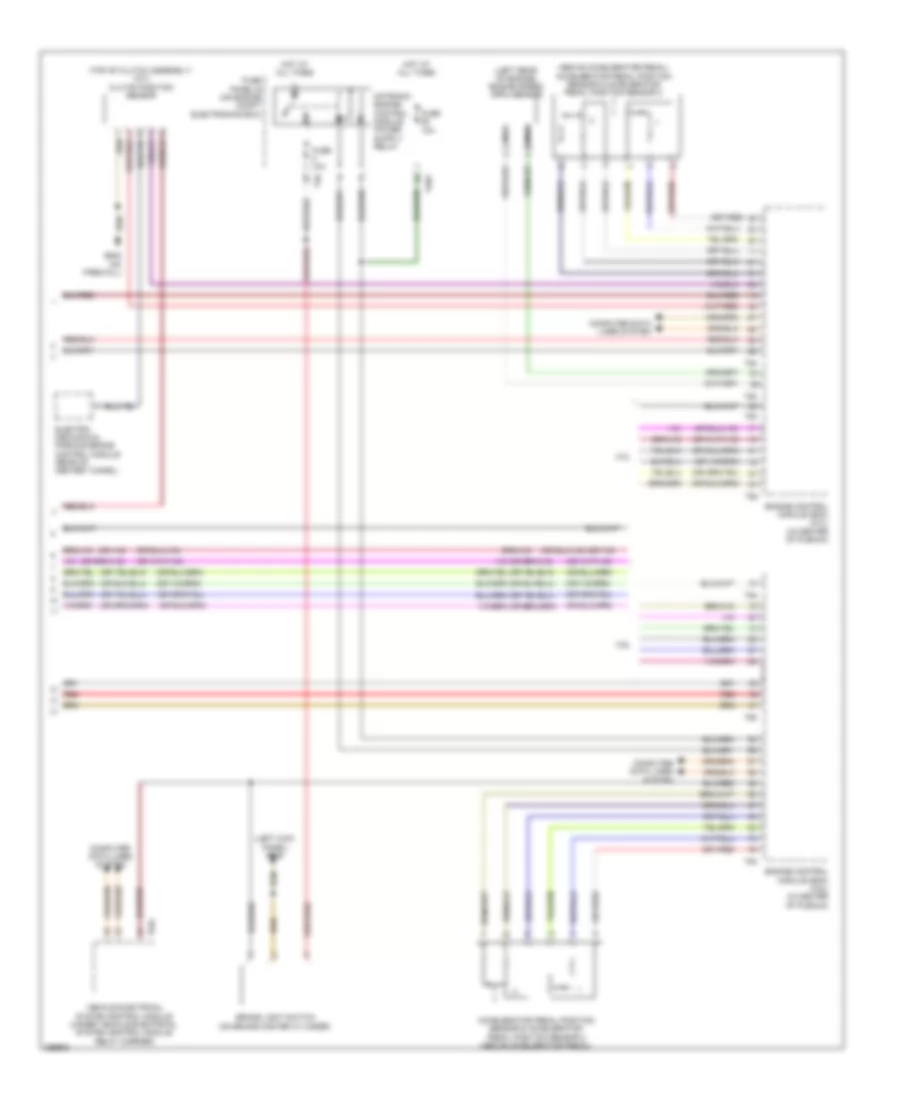 Cruise Control Wiring Diagram 2 of 2 for Volkswagen CC Lux 2013