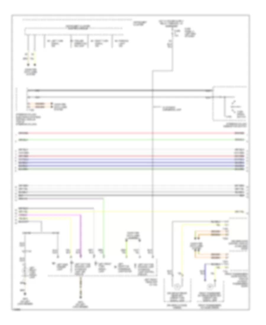 Exterior Lamps Wiring Diagram 2 of 3 for Volkswagen CC Lux 2013