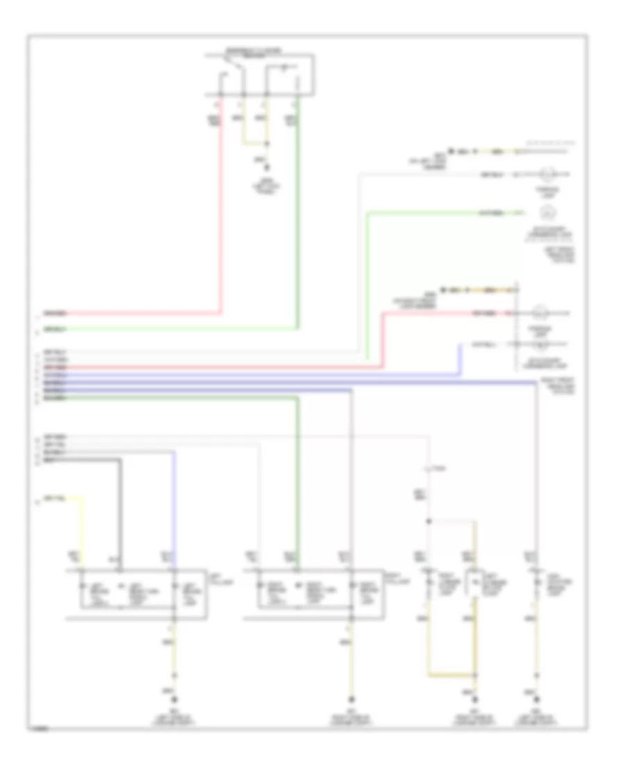 Exterior Lamps Wiring Diagram 3 of 3 for Volkswagen CC Lux 2013