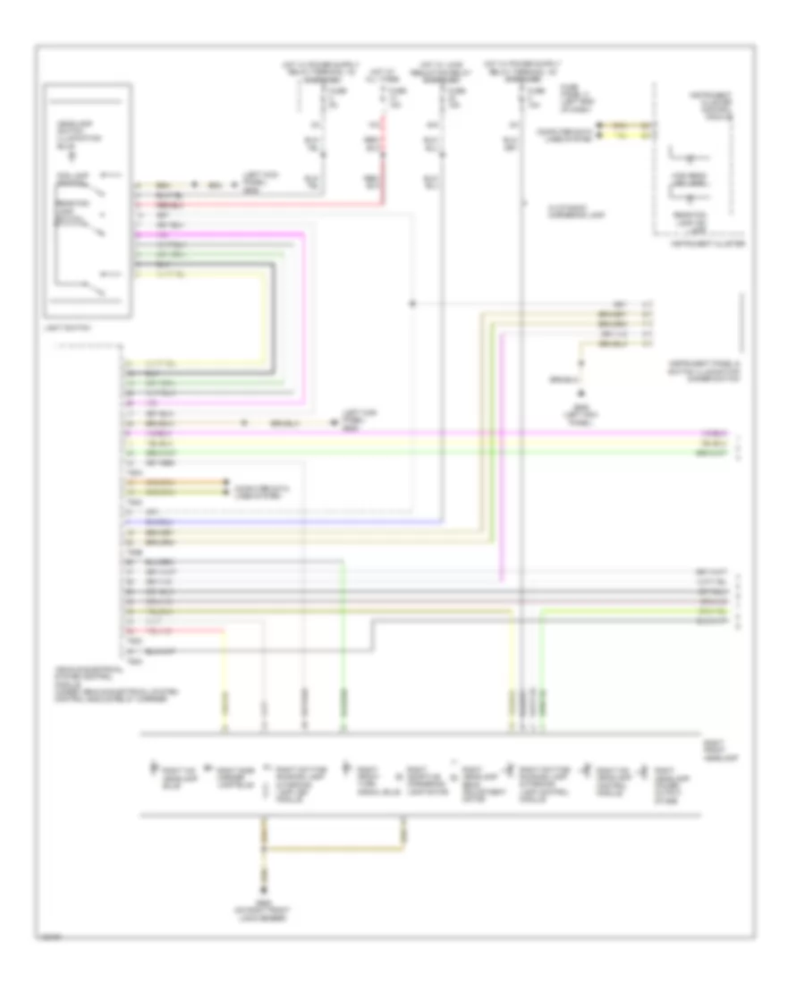 Headlights Wiring Diagram with HID Headlamps 1 of 2 for Volkswagen CC Lux 2013