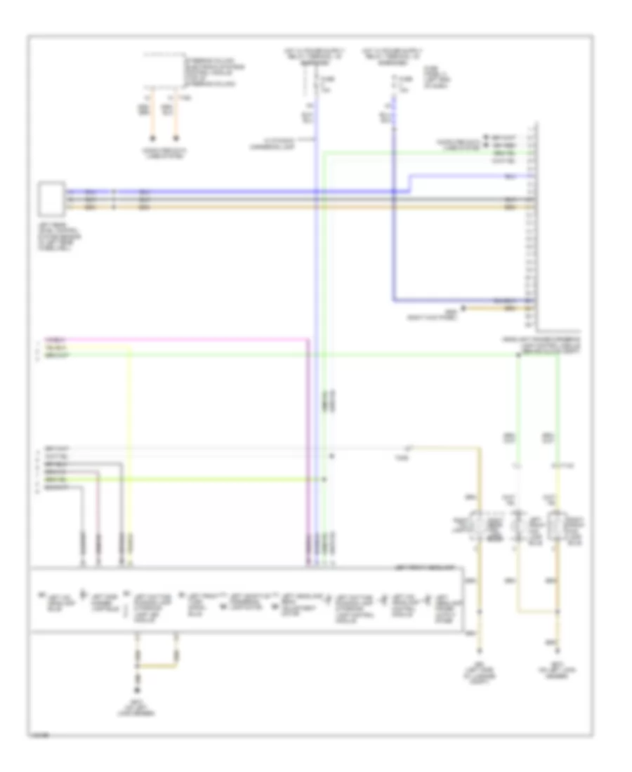 Headlights Wiring Diagram with HID Headlamps 2 of 2 for Volkswagen CC Lux 2013