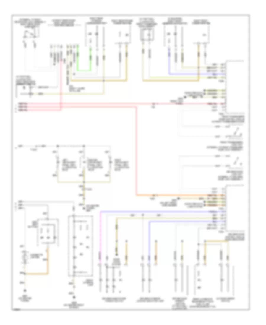 Instrument Illumination Wiring Diagram 2 of 2 for Volkswagen CC Lux 2013