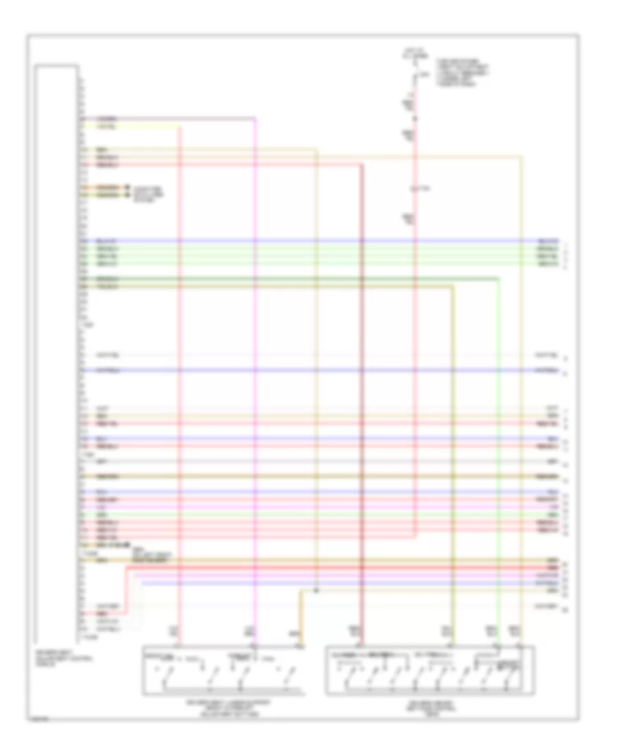 Memory Seat Wiring Diagram 1 of 2 for Volkswagen CC Lux 2013