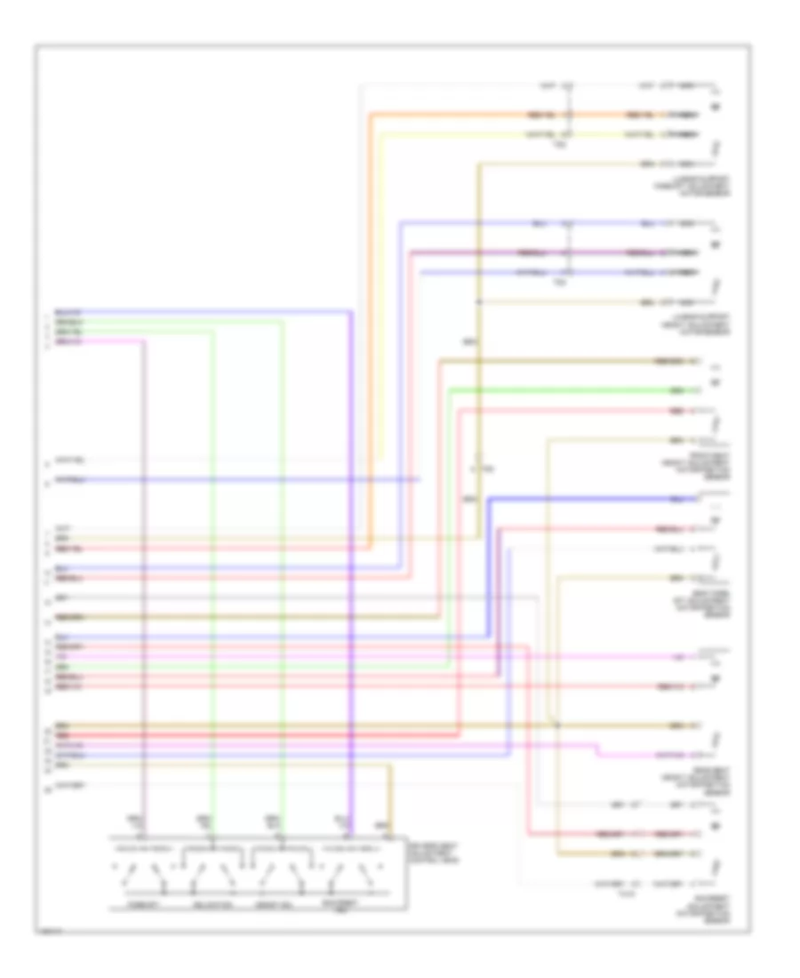 Memory Seat Wiring Diagram 2 of 2 for Volkswagen CC Lux 2013