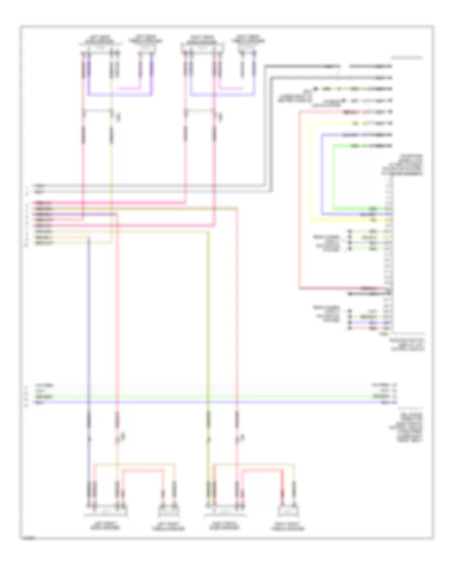 Navigation Wiring Diagram without Amplifier 2 of 2 for Volkswagen CC Lux 2013