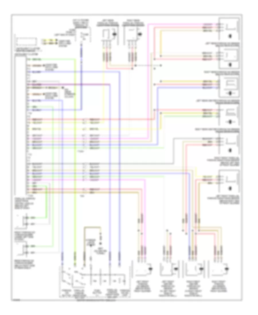 Parking Assistant Wiring Diagram with Parallel Parking for Volkswagen CC Lux 2013