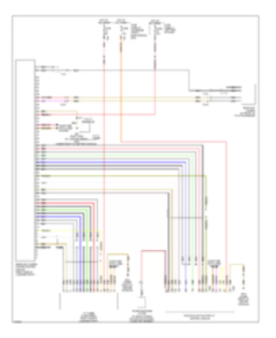 Rear View Camera Wiring Diagram for Volkswagen CC Lux 2013