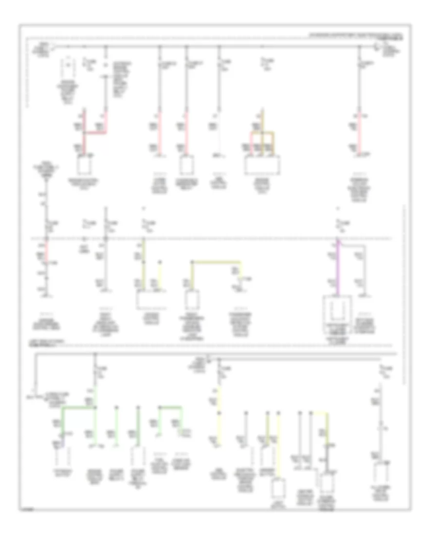 Power Distribution Wiring Diagram 5 of 6 for Volkswagen CC Lux 2013