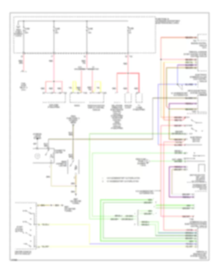 Power Distribution Wiring Diagram 6 of 6 for Volkswagen CC Lux 2013