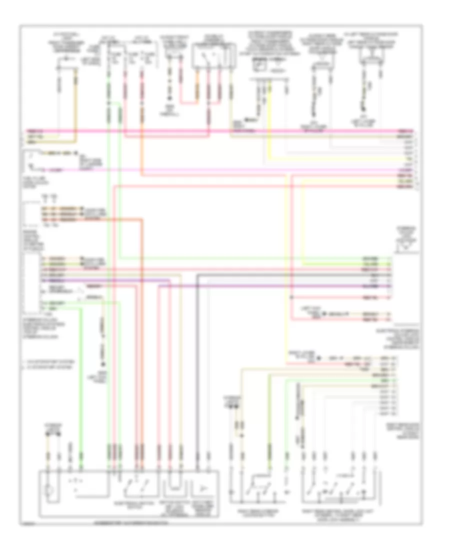 Power Door Locks Wiring Diagram 2 of 3 for Volkswagen CC Lux 2013