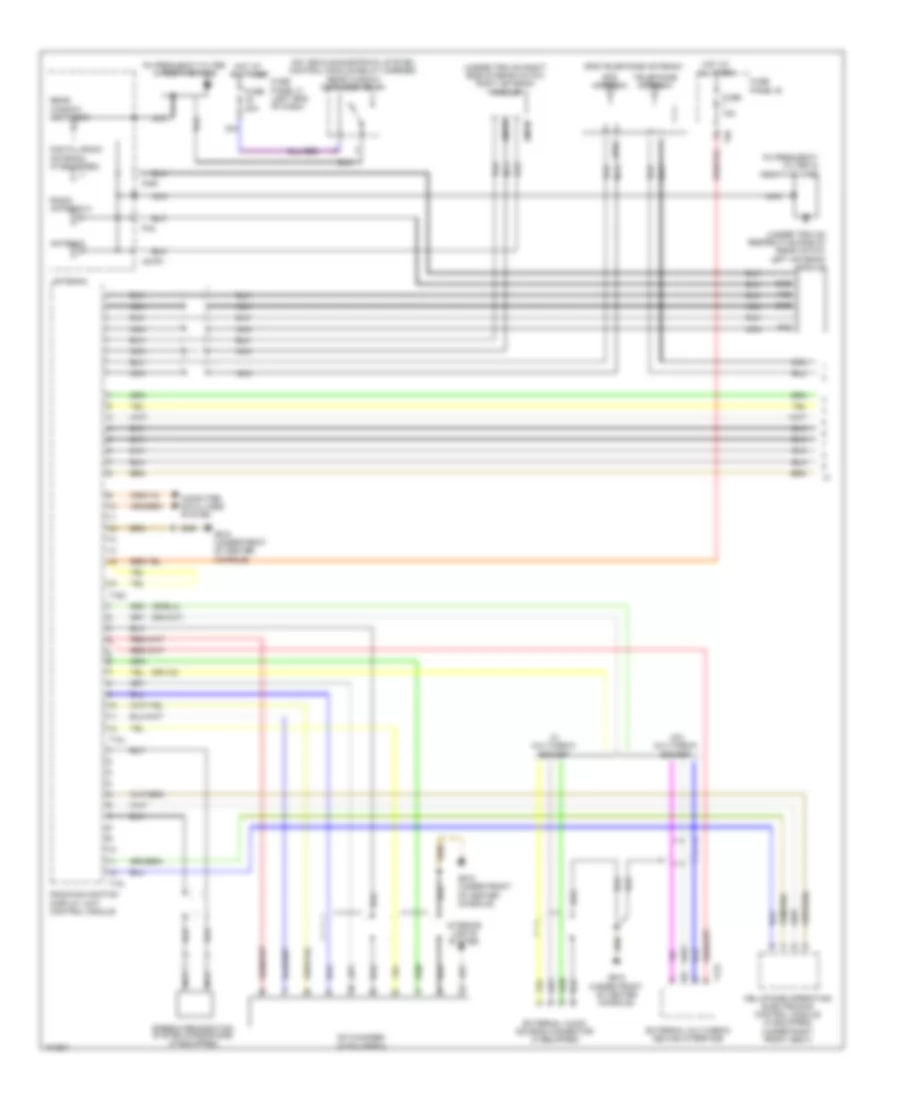 Radio Wiring Diagram with Navigation with Amplifier 1 of 2 for Volkswagen CC Lux 2013