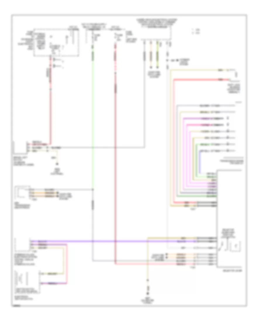 Shift Interlock Wiring Diagram with Direct Shift for Volkswagen CC Lux 2013