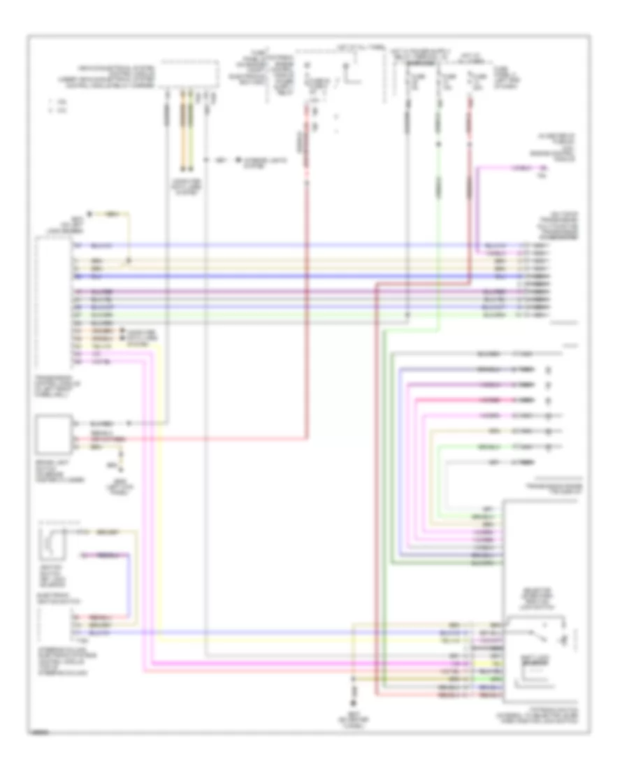 Shift Interlock Wiring Diagram without Direct Shift for Volkswagen CC Lux 2013