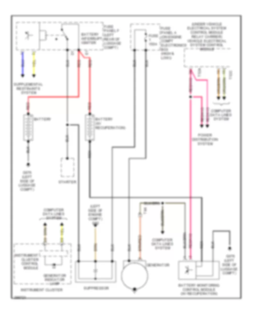 3 6L Charging Wiring Diagram for Volkswagen CC Lux 2013