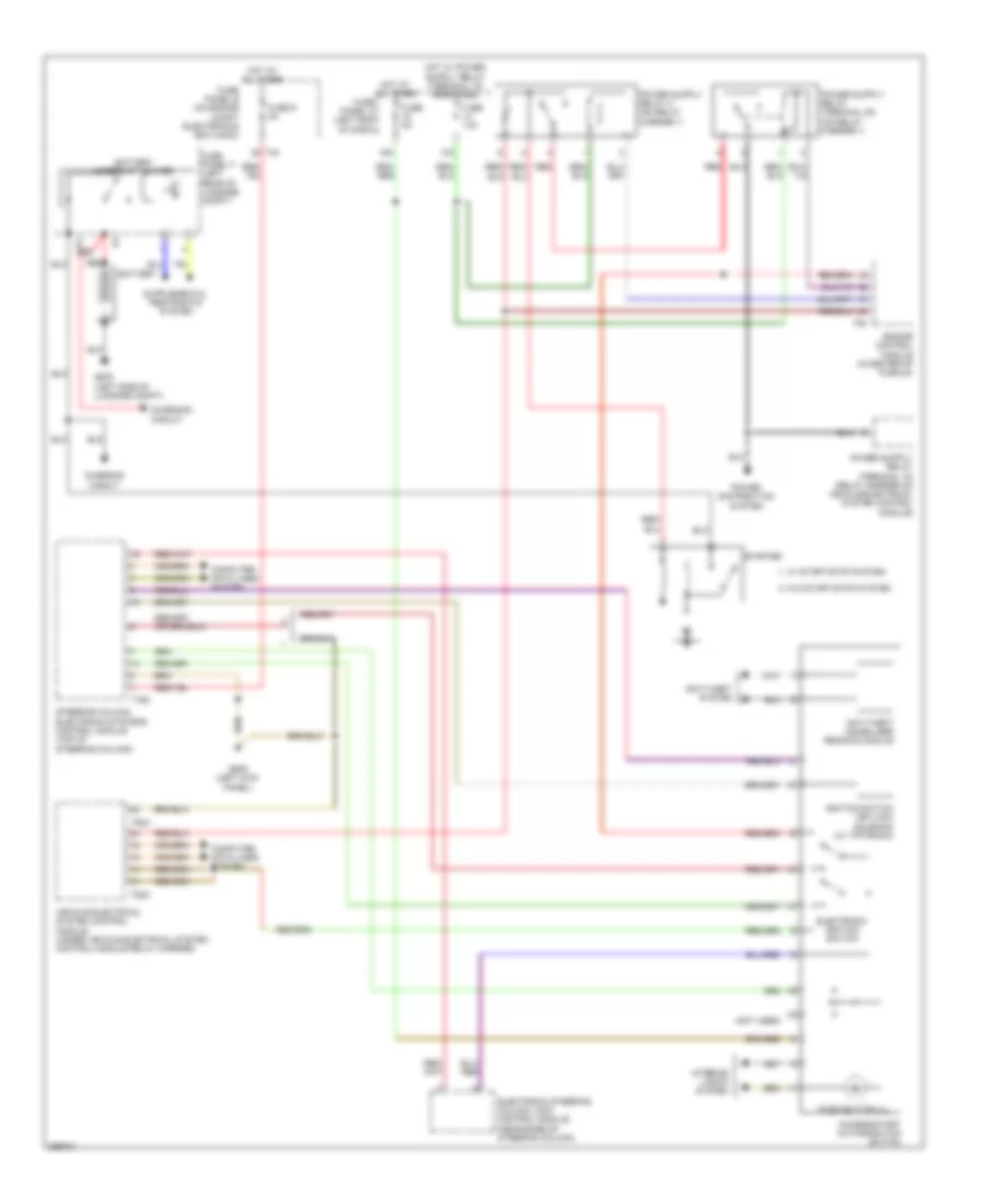 3 6L Starting Wiring Diagram without Access Start Authorization for Volkswagen CC Lux 2013