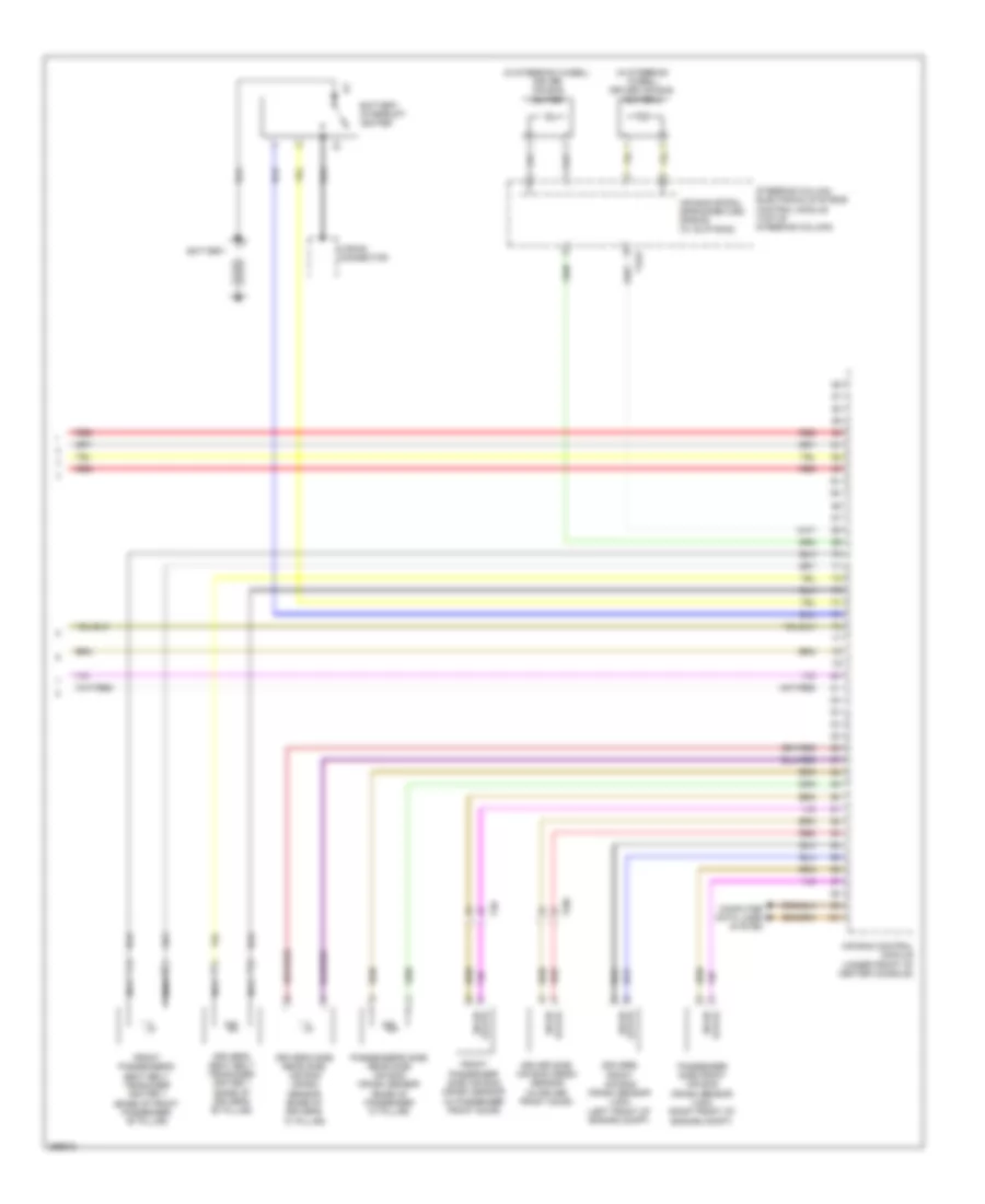 Supplemental Restraints Wiring Diagram with Rear Side Air Bag 3 of 3 for Volkswagen CC Lux 2013