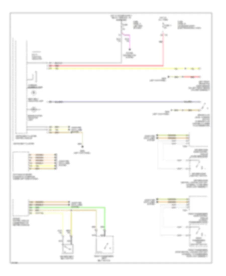 Buzzer Wiring Diagram for Volkswagen CC Lux 2013