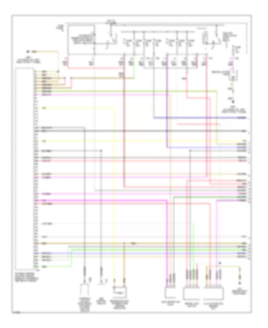 2.0L, Engine Performance Wiring Diagram (1 of 5) for Volkswagen Jetta Value Edition 2006