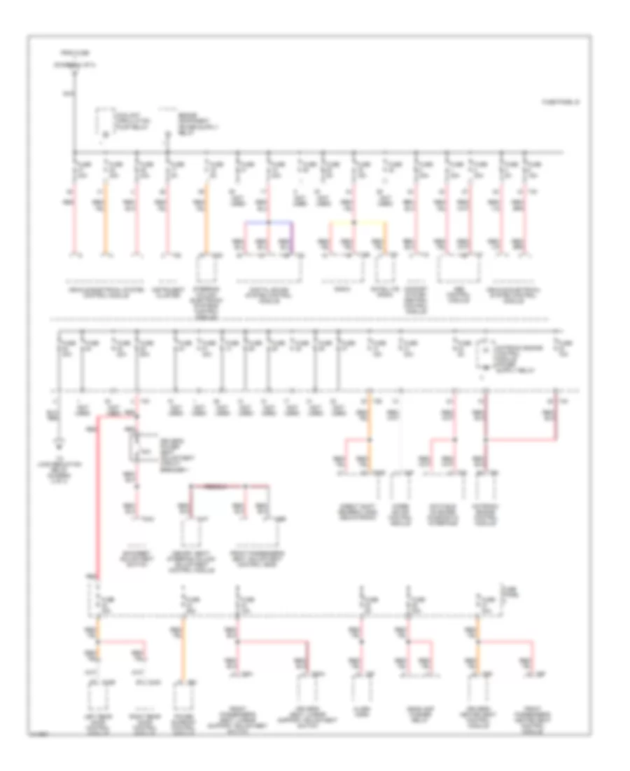2 0L Power Distribution Wiring Diagram 2 of 3 for Volkswagen Jetta Value Edition 2006