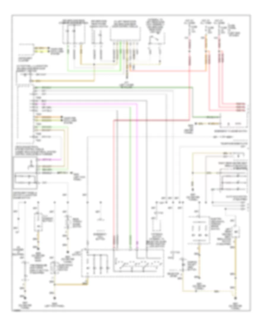 Instrument Illumination Wiring Diagram (1 of 2) for Volkswagen CC R-Line 2013