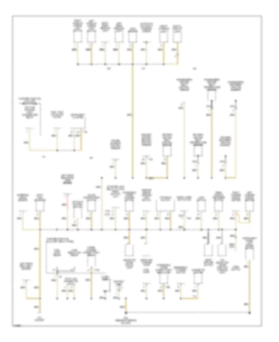 Ground Distribution Wiring Diagram 2 of 4 for Volkswagen New Beetle 2 5 2006