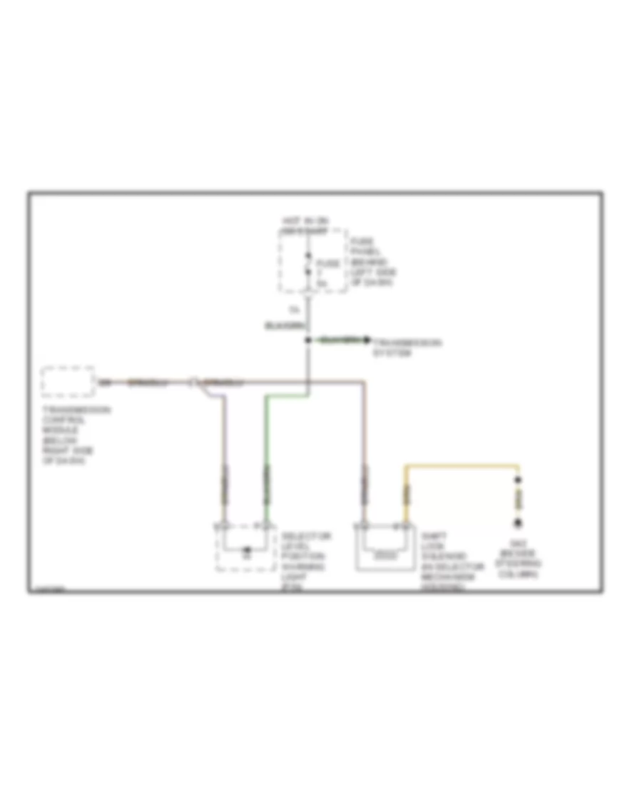 A T Wiring Diagram with 6 Speed A T for Volkswagen New Beetle 2 5 2006
