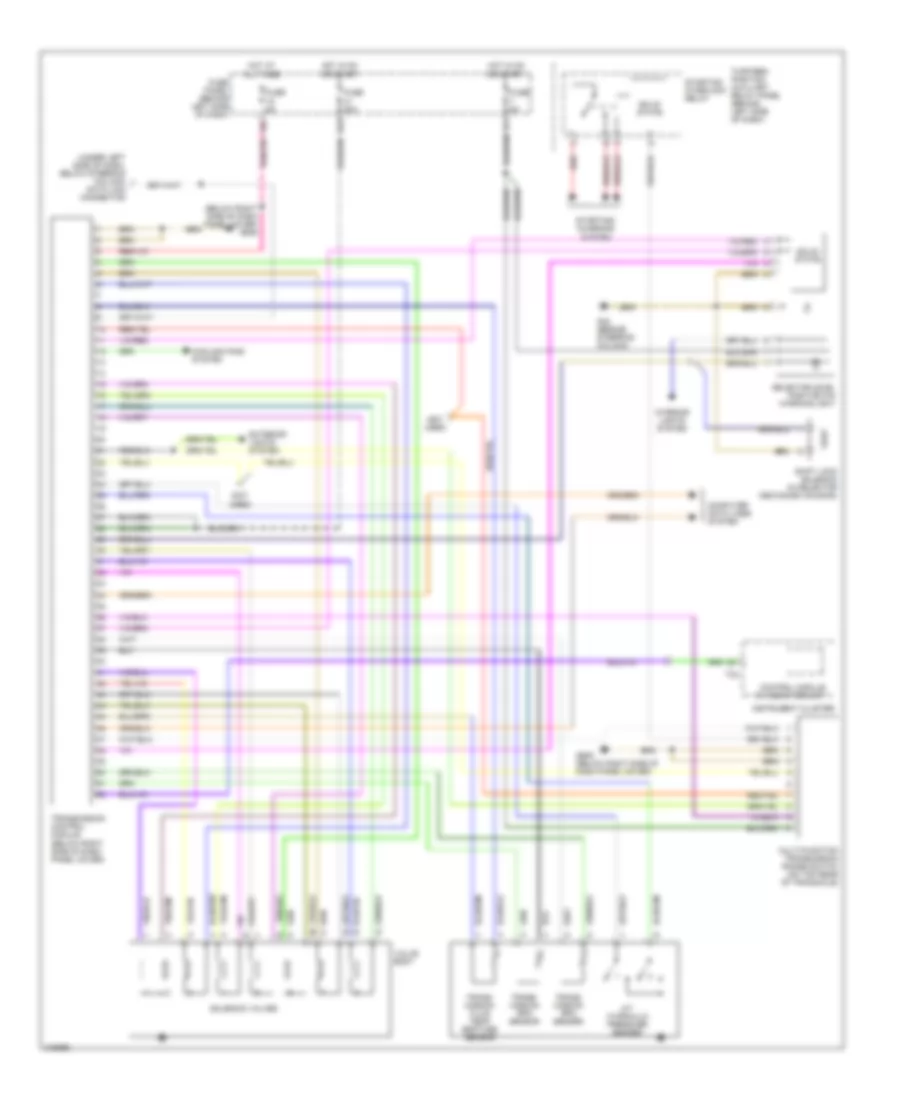A T Wiring Diagram 6 Speed A T for Volkswagen New Beetle 2 5 2006