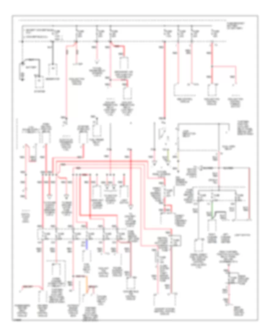 Power Distribution Wiring Diagram 1 of 4 for Volkswagen New Beetle TDI 2006