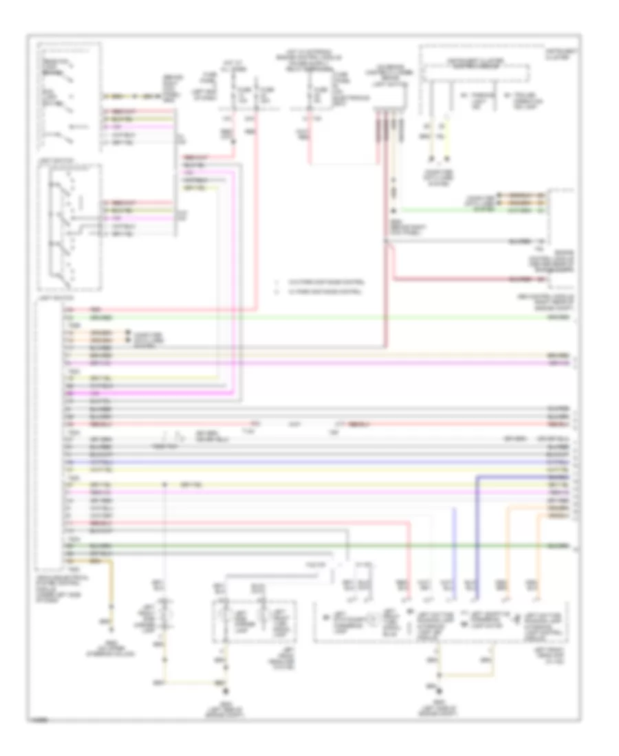 Exterior Lamps Wiring Diagram 1 of 3 for Volkswagen Eos Executive 2013
