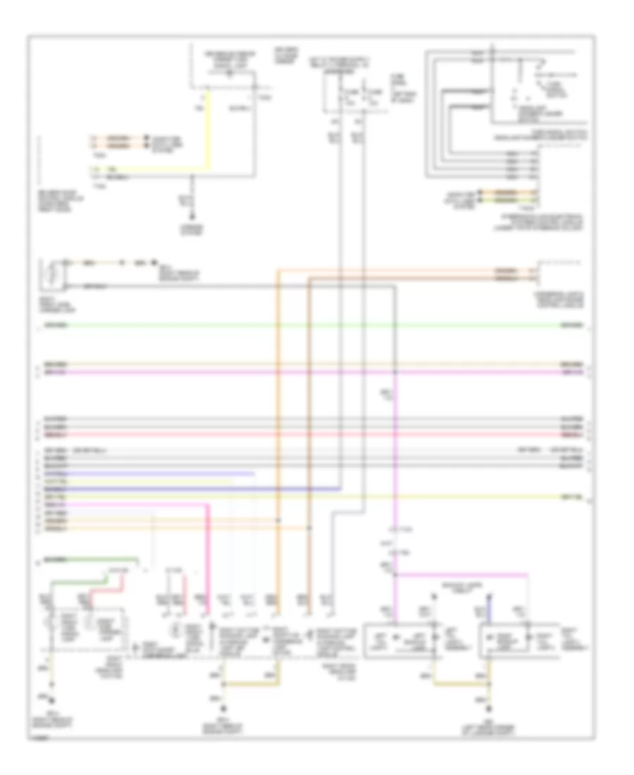 Exterior Lamps Wiring Diagram 2 of 3 for Volkswagen Eos Executive 2013