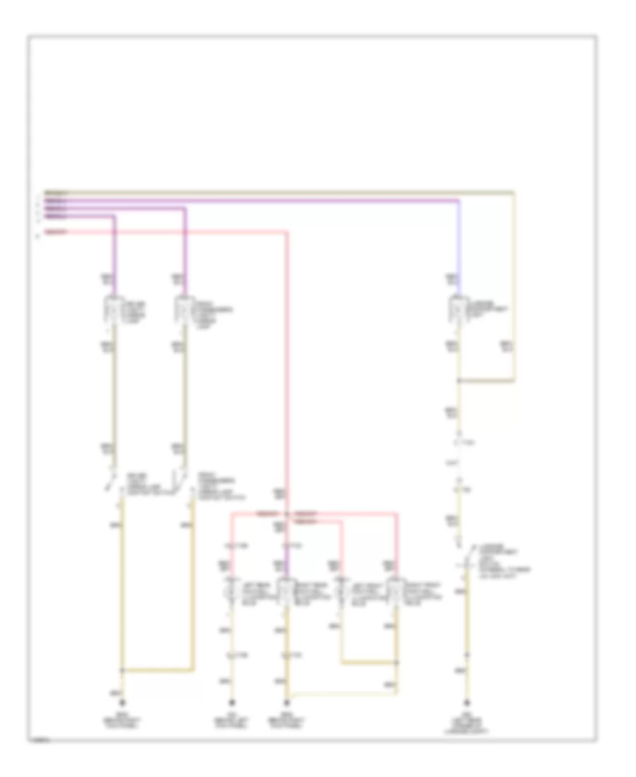 Courtesy Lamps Wiring Diagram 2 of 2 for Volkswagen Eos Executive 2013