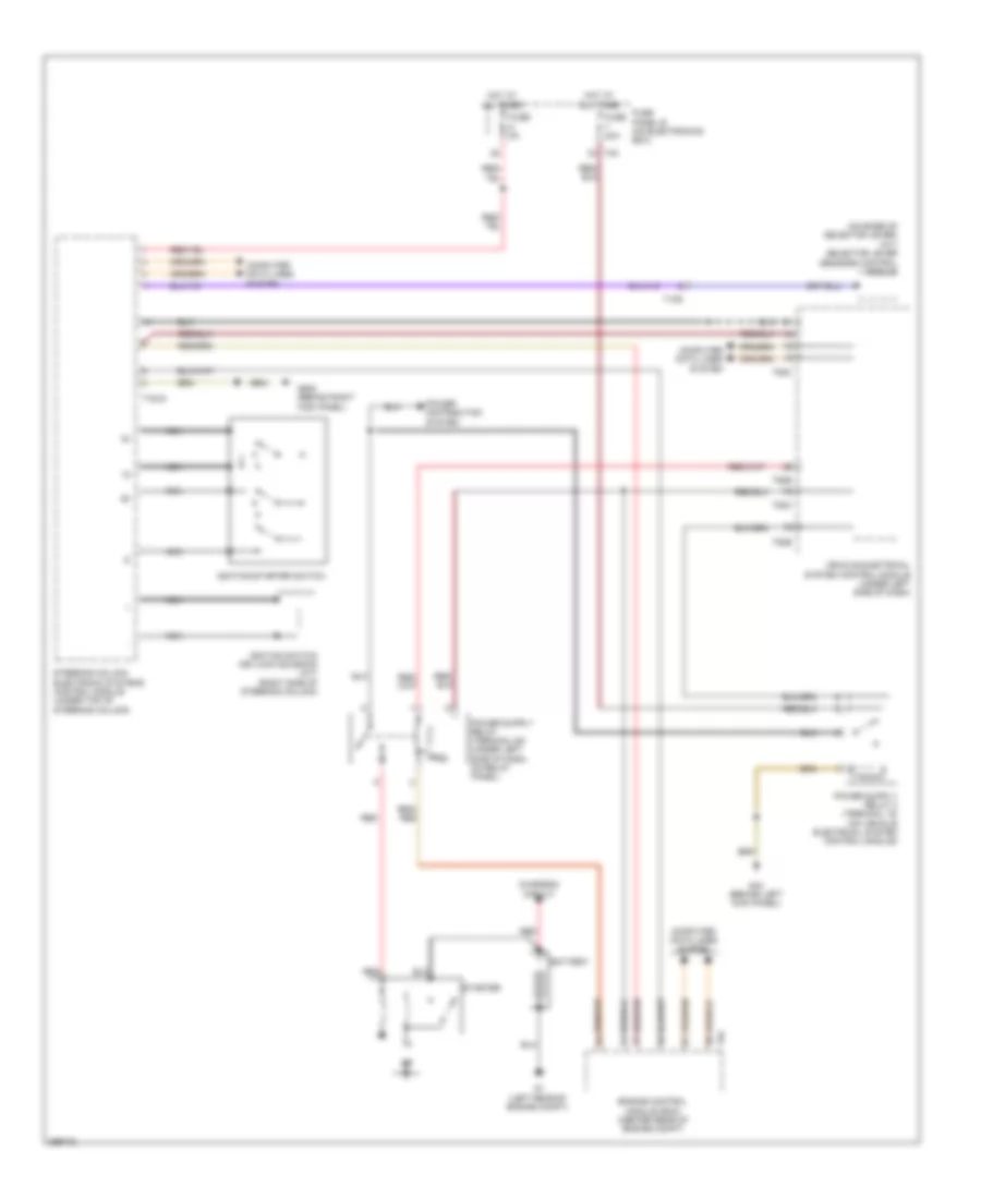Starting Wiring Diagram, CBFA for Volkswagen Eos Executive 2013