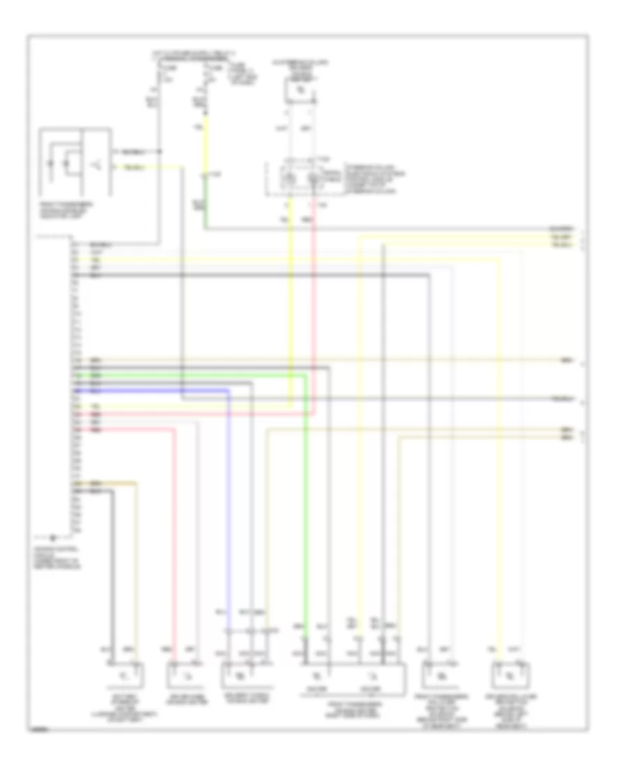 Supplemental Restraints Wiring Diagram 1 of 3 for Volkswagen Eos Executive 2013