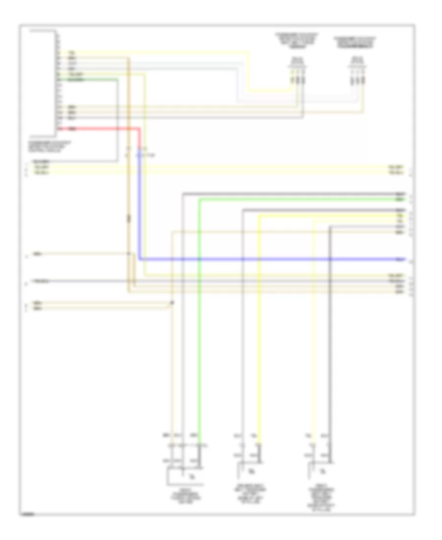Supplemental Restraints Wiring Diagram 2 of 3 for Volkswagen Eos Executive 2013