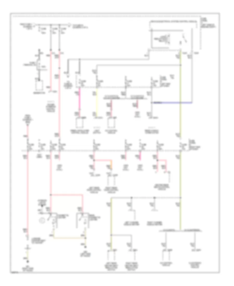 2 0L Power Distribution Wiring Diagram Late Production 2 of 4 for Volkswagen Passat 2 0T 2006