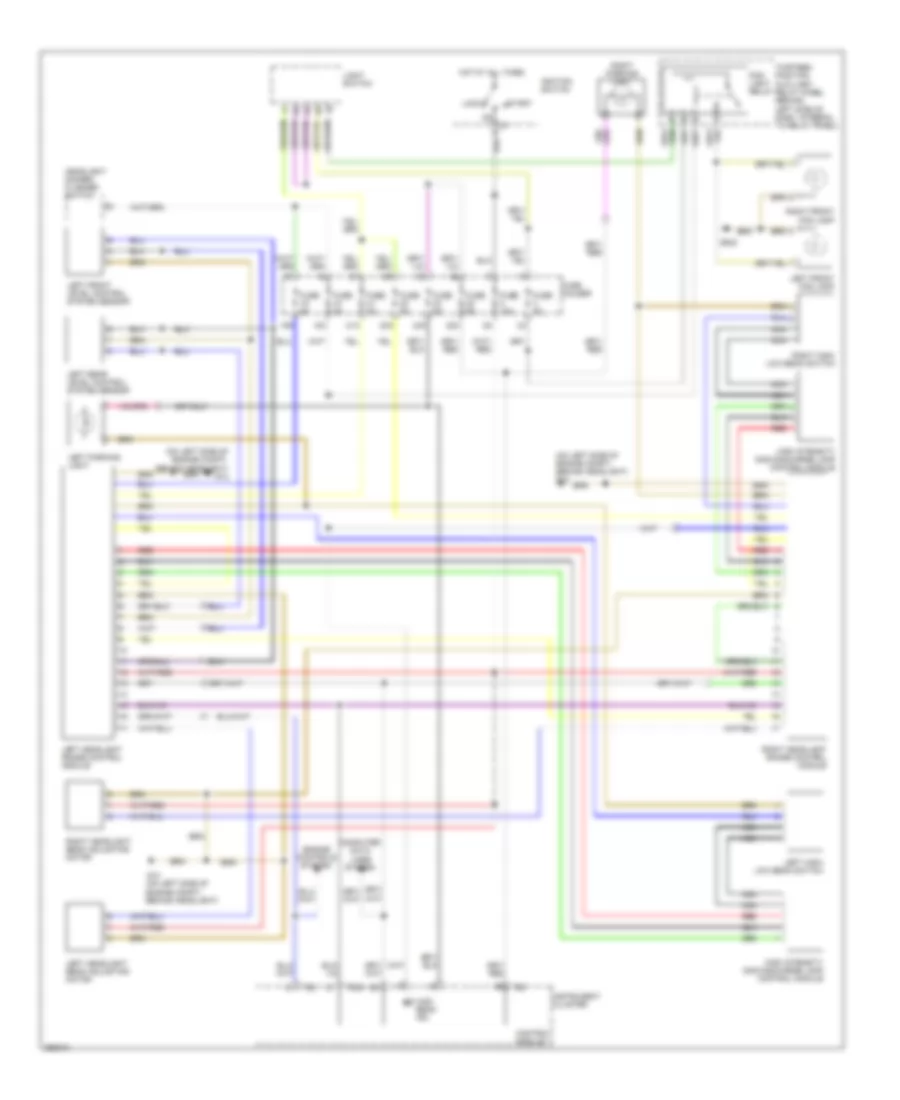 Headlights Wiring Diagram with High Intensity Discharge for Volkswagen New Beetle 2010