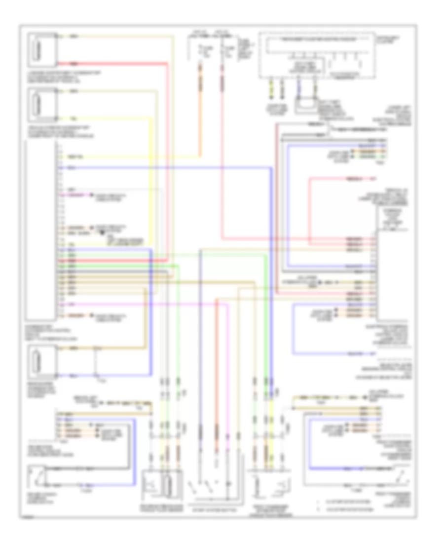 Access Start Wiring Diagram for Volkswagen Eos Komfort 2013