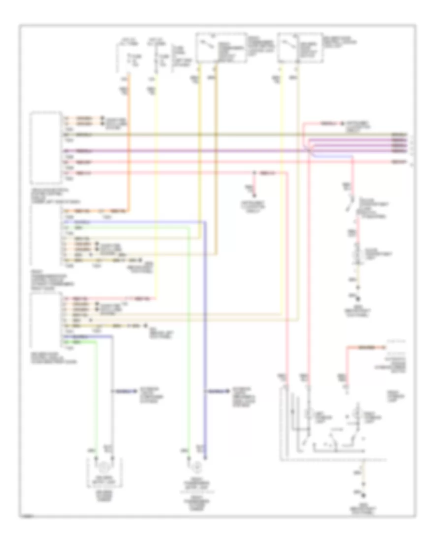 Courtesy Lamps Wiring Diagram 1 of 2 for Volkswagen Eos Komfort 2013