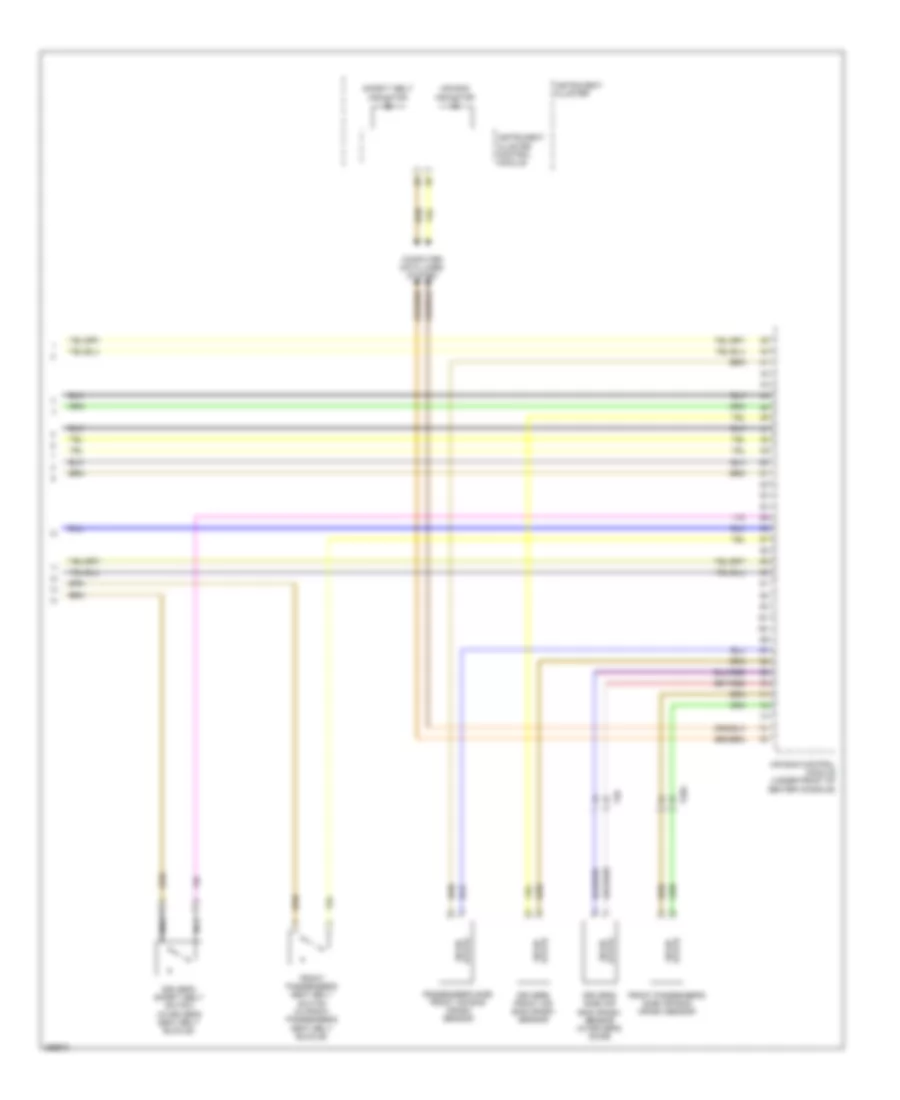 Supplemental Restraints Wiring Diagram 3 of 3 for Volkswagen Eos Komfort 2013