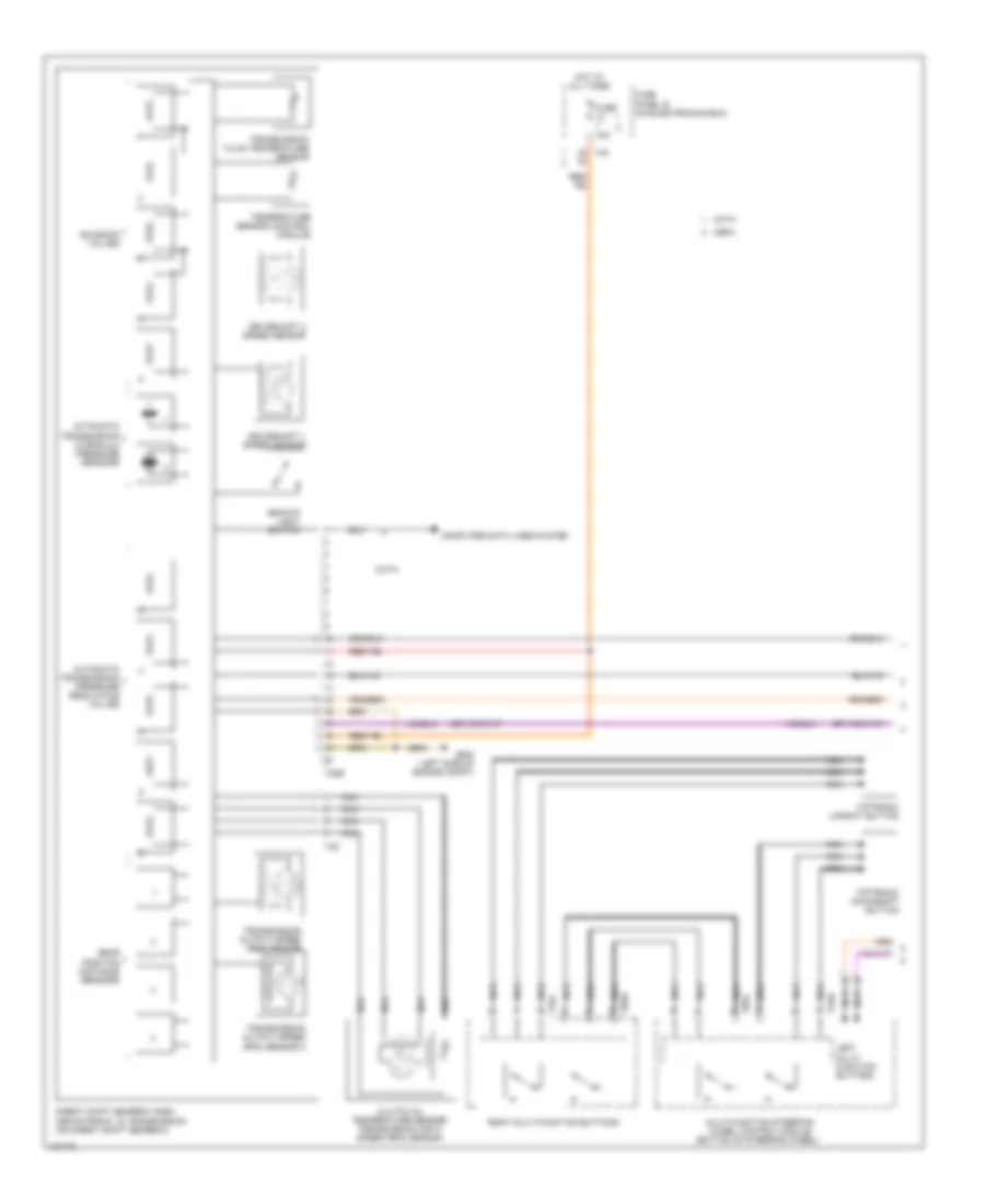Transmission Wiring Diagram 1 of 2 for Volkswagen Eos Komfort 2013