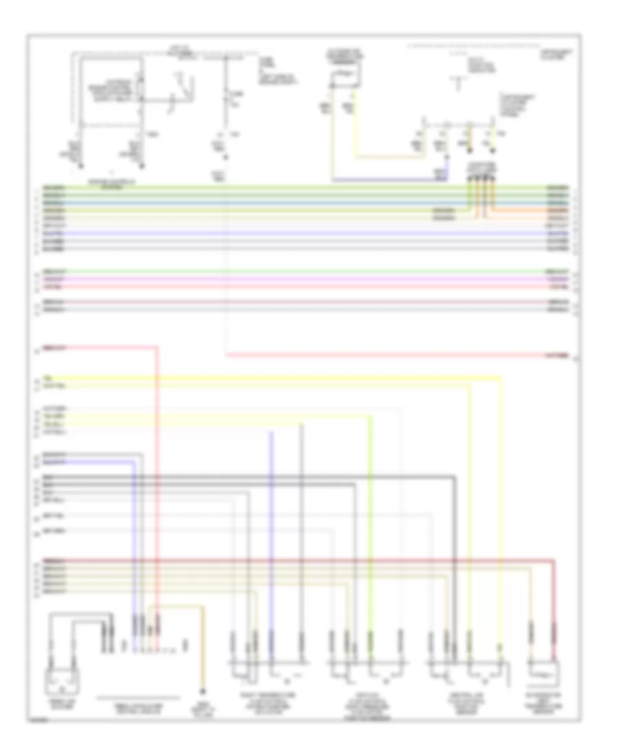 Automatic AC Wiring Diagram (2 of 3) for Volkswagen Passat 3.6 2006