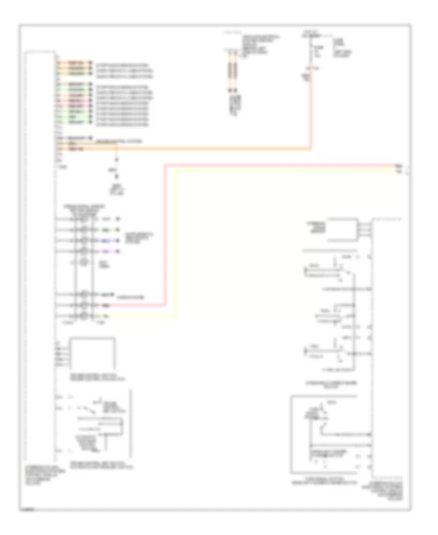 Steering Column Electronic Systems Control Module Wiring Diagram 1 of 2 for Volkswagen Passat 3 6 2006