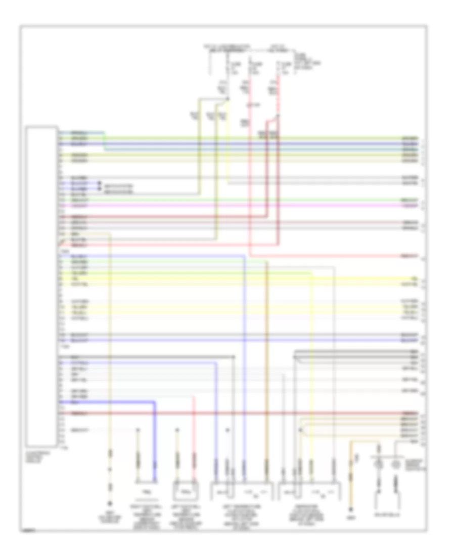 Automatic AC Wiring Diagram (1 of 3) for Volkswagen Passat Komfort 2010
