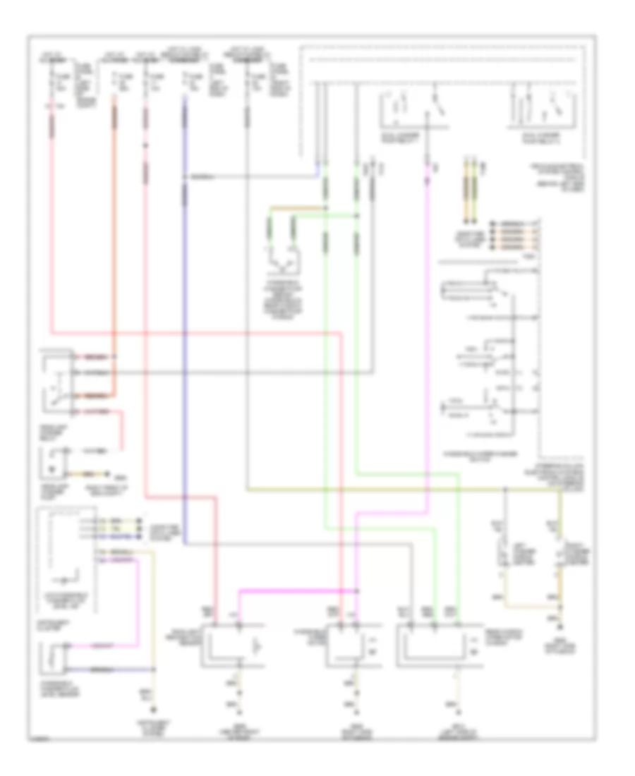 Wiper Washer Wiring Diagram for Volkswagen Passat Value Edition 2006