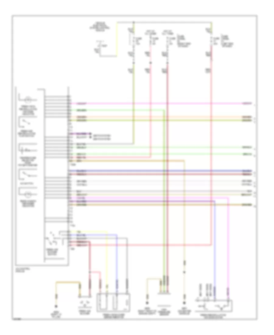 Manual AC Wiring Diagram (1 of 2) for Volkswagen Passat Value Edition 2006