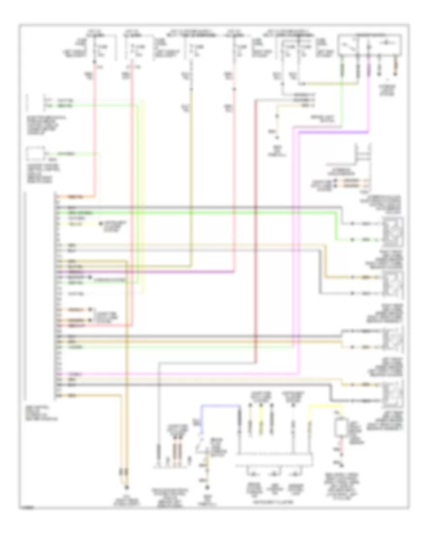 Anti-lock Brakes Wiring Diagram for Volkswagen Passat Value Edition 2006