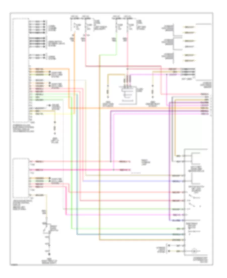 Anti theft Wiring Diagram Sedan Premium 1 of 3 for Volkswagen Passat Value Edition 2006