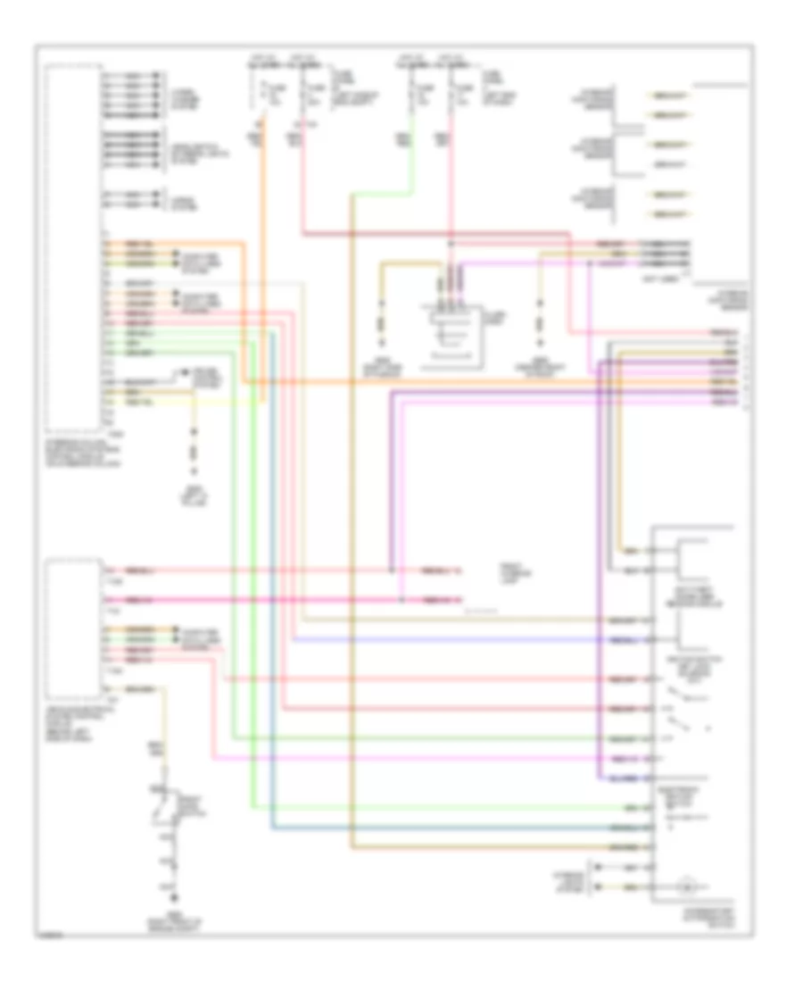 Anti theft Wiring Diagram Standard 1 of 3 for Volkswagen Passat Value Edition 2006