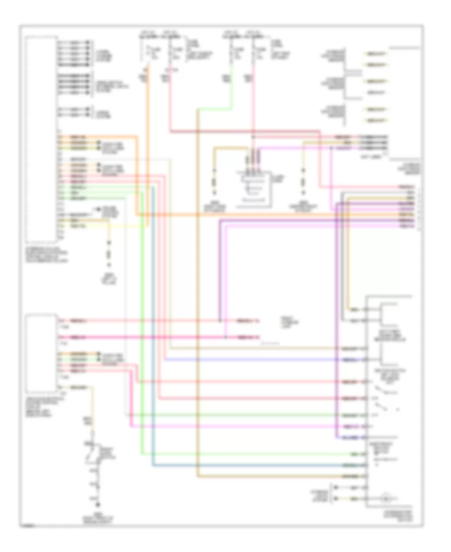 Anti theft Wiring Diagram Wagon Premium 1 of 3 for Volkswagen Passat Value Edition 2006